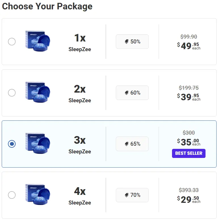 sleepzee mouthpiece price